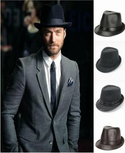 Mens lana in feltro cappello a bombetta per uomini Donne in raso Formale Fashion Fedora Fedora Costume Mago Round Hats8307048