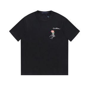 デザイナーTシャツサマーショートスリーブ波TシャツカップルラグジュアリーTシャツファッション高度な綿高品質のトップM-3XL＃09