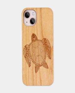 New Products Beautiful Laser Engraving Cell Phone Cases Blank Wood TPU Frame Phone Cover CasesFor iPhone 13 14 15 For Apple 128171111