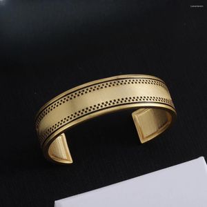 Bangel Vintage Design Bronze plattiert alte silberandquadratische Armbandohrringe Halskette