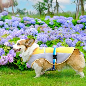 Welsh Corgi Dog Ubrania Summer Pet Chłodzenie kamizelka Shiba inu husky samoyed golden retriever duży duży pies odzież fajna kamizelka 240422