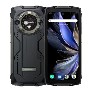 Black-View Bv9300 Rugged Smartphones Mobiltelefone Androids 13 UnlockPro Rugged Phone 12 GB +256 GB 64 MP 6,7 Zoll +1,32 Zoll Dual Display 15080 Big Battery NFC Smartphon