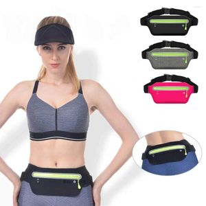 Outdoor-Taschen Frauen Taille Laufbeutel Sport 6,5-Zoll-Telefon Männer Belt Pack Ultra-dünn wasserdicht