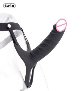 GaGu Sex Toys Hollow Dildo With harness Strapon Penis Anal Plug For Couple Belt Strap on Dildo for man Lesbian Woman Y04086198213