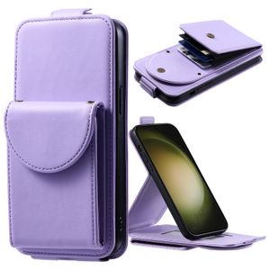 PU -lädertelefonfodral för Samsung Galaxy S24 S23 S22 S21 S20 Note20 Ultra Note10 Plus Solid Color Woman Style Card Bag Flip Stand Cover med handband