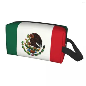 Косметические сумки Kawaii Mexico Flag Travel Travel Travel Travel Travel Travel Travel Travel Travel Travel Taven Pround Sage Women Organizer Makeup Beauty Storag