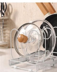 Kitchen Storage Holder Pot Stand Sink Pantry Lid Board Pan Dish Rack Bowls Cover Cabinet Cutting Organizer