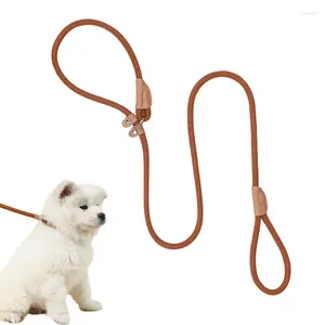 Dog Collars Slip Rope For Dogs Leashes Training Anti-Wear High Strength 1.5m Woven Lead Accessories Walking