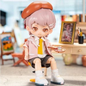 PeetSOON男性クラスメートシリーズブラインドボックス不思議なボックス1/12 BJD Obtisu1 Doll Cute Action Animation Character Kawaii Toy Gift240428