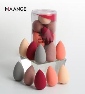 10 PCSbox Cosmetic Puff Set Puffe Puff Beauty Makeup Face Founde Sponge Powder Make Up мягкая вода Sponge5582930