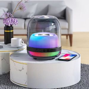 L21 Color Light Wireless Portable Bluetooth Högtalare med Subwoofer TWS Ambience Light Audio Stereo Desktop Högtalare