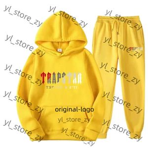 Trapstar Tracksuit Herren -Tracksuit -Marke Gedruckte Sportbekleidung Trapstar Farben warm zwei Teile Set Lose Trapstar Hoodie Sweatshirt Hosen Jogging Jackestop 9952