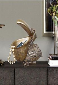 Nordic Jewelry Key Klucz Storage Big Bird Crafts Dekoracja sypialni Sypialnia Wejście biura