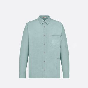 Duyou Workwear Overshirt Denim рубашка Mens Designer Рубашки с длинным рукавом мужчина рабочая рубашка повседневная парижская бренда одежда 8685