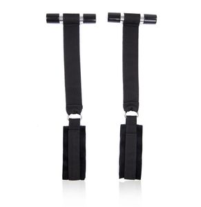 Sex Furnitures1 Pair Black Nylon Hand Cuffs Straps For Hanging Sling Swing Strap Handcuffs For Adults Sex Games q05065465990