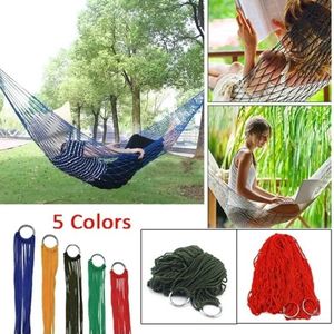 Hamaklar Açık Spor Hammock Net Yatak Naylon Taşınabilir Kamp Hammock Açık Salıncak