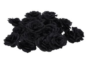 PCS Black Rose Artificial Silk Flower Party Wedding House Office Garden Decor Diy Decorative Flowers Wreaths5206705