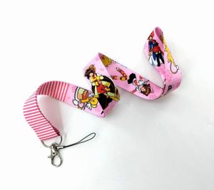 Japanese Anime Manga Lanyard for Keys Chain ID Card Cover Pass Mobiltelefon Charm Badge Holder Key Ring Accessories1139507