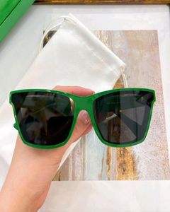 Green Black Cat Eye Solglasögon Kvinnor Designer Sun Glasses 1119 Sonnenbrille Wrap Shades with Box2077095