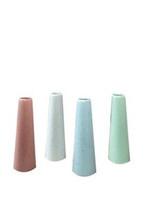 Vasos de cerâmica fresca pequenos sólidos modernos decoração de sala de estar moderna decoração de flores secas itens decorativos de ornamento mini vase7242024