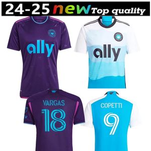 23 24 25 Charlotte FC Swiderski Men Soccer Jerseys Fuchs Bender Ortiz alcivar Ruiz Conses Home Home Away White Consist Person