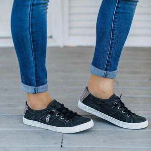 Fitness Shoes Vertvie Summer 2024 Women Casual Vulcanize Flat Sneakers Girls Low-cut Lace-up Trainers Zapatos De Mujer