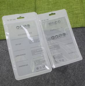 Caixa de telefone celular personalizada Bolsas de ziplock Zipper pacote de varejo transparente Bolsa de penduramento de embalagem de plástico transparente para iPhone XS MA5613388