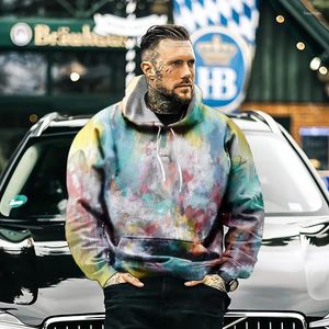 Men's Hoodies Harajuku 3d Printing 2024 Sweatshirt Pullover Streetwear Retro Painting Art Stitching Funny Hoodie S-4XL