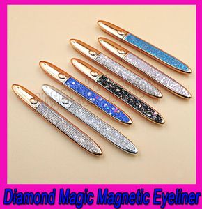 NUOVI ARRIVI CAMPIO Diamond Magic Eyeliner Magnetica Magnetica Long Lungo Liquid Strong Eyelash Eyesh Liner 3 Colori Sh5580512