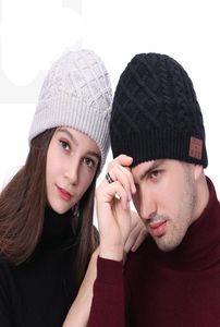 ワイヤレスBluetooth Beanies Hat Creative Smart Sport Music Headset Cap Warm Winter with Mic Speaker Knit Hat LLA1388T3133777