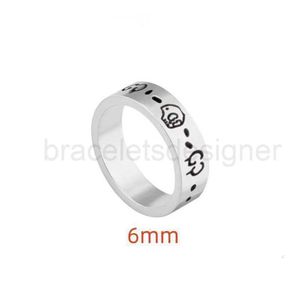 Designer classico Band Band Rings for Men Women Gioielli di lusso Lettere di alta qualità Birds 925 Silver Fashion RingGJC8