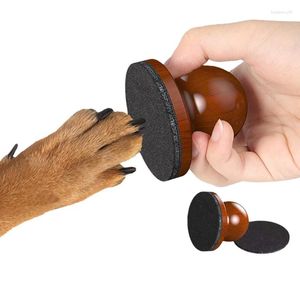 ネイルドライヤー犬ファイルマニュアル木製ペットグルーミング犬をスクラッチボードグラインドクローケア子犬の屋外屋内