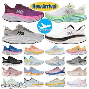 2024 Hokka Shoes One Bondi 8 Running Shoes Womens Platform Sneakers Hokah Shoes Clifton 9 Men Blakc White Harbour Mens Women Trainers Runnners 36-45