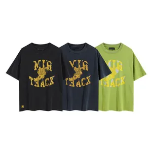 Herren Plus T -Shirts Polos Round Neck bestickt und bedruckt Polar Style Summer Wear mit Street Pure Cotton M Set Shorts T -Shirt Set 2F32R