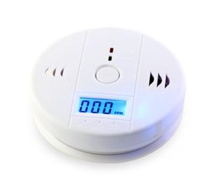 Ny LCD CO -kolmonoxidgassensor Alarmtillbehör Övervakning VARNING Larmdetektor för hemsäkerhetsövervakning WI6666636