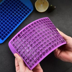 160 Grid Small Square Food Grade Silicone Tile Ice Crushed Cube Mold Kitchen Supplies 240429