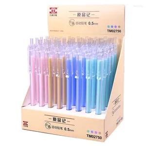 40pcs/lot Transparent Mechanical Pencil Cute 0.5/0.7MM Student Automatic Pens School Office Supply Promotional Gifts