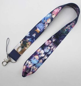 Cartoon Rem Game логотип логотип Lanyard Braps Braps Charms Id Badge держатель клавиш