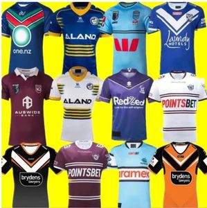 2023 Maglie di rugby Bulldogss 23 24 Cronulla Sutherland Sharks Eels Wests Tigers Sea Eagles NSW Blues Qld Maroons Melbourne Storm Home