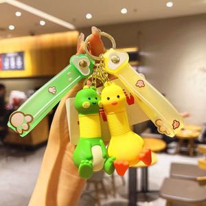 Animal Telescopic Pendant Cartoon Pendant Doll Bag Accessory Doll Pendant Keychain Couple