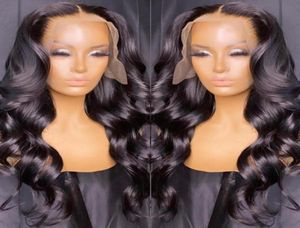 Lace Wigs Body Wave 13x6 Transparent Frontal Human Hair Brazilian Loose Water Wavy Front Wig For Black WomenLace29583414730535