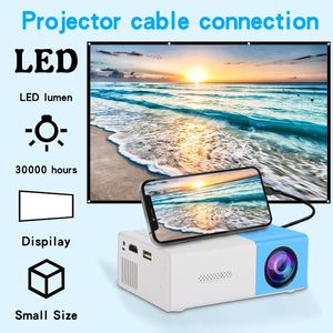 YG300 Projector Home HighDefinition Micro U Disk Tiyatrosu Taşınabilir Dış Mekan Projeksiyon Tatil Hediyesi 240419