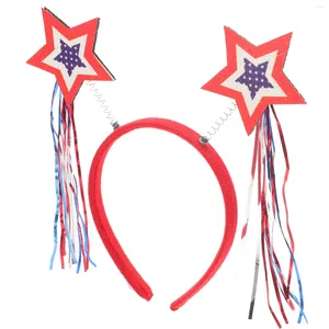 Bandanas Headband Independence Day Memorial Decorazioni Memorial Heads Red White Blue Cosplay Coperte Festival Costume Miss