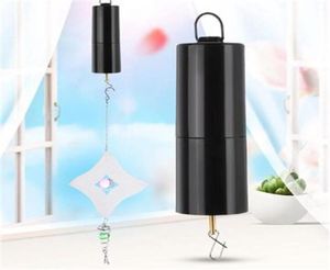 Gartendekorationen 15 V 30 U / min Wind Spinner Batterie Motor Hanging Anzeigemotoren Batterien Batterien Black2284558