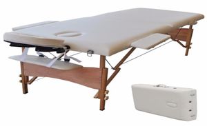 Mesa de massagem portátil Spa Tatuagem Casa de transporte dobrável 2 a 1 comprimento de 84 polegadas de largura 32 polegadas Navio de USA9502609