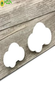 2st barn Rumsknappar och hanterar tecknade möbler Handtag mjuka PVC White Cloud Door Knob Drawer Cabinet S For Kids5784105