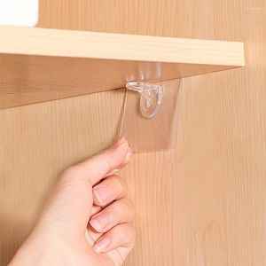 Clothing Storage 24/30pcs Punch Free Shelf Support Peg-self Adhesive Shelves Clips For Kitchen Cabinet Book Shelves-strong Partition Holders