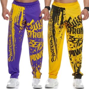 Calças masculinas Sports Sports Sports Letra longa Carta impressa Esportes Sports Sports Sports Mens Sports Pantsl2405