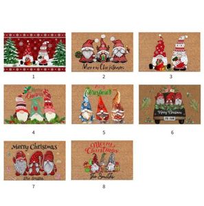 Carpets Christmas Gnome Dwarf Doormat Merry Welcome Sign Plact Decoração de tapete de tapete Decoração de casa NavidadCarpets7035423