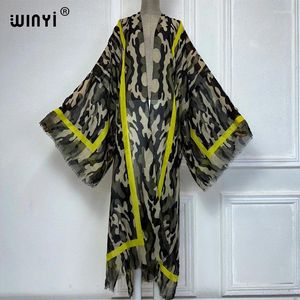 Summer Africa Fashion Kimono Beach Dress Bikini Cover Up Cardigan Camouflage Print Abaya Dubai Luxury Muslim Kaftan